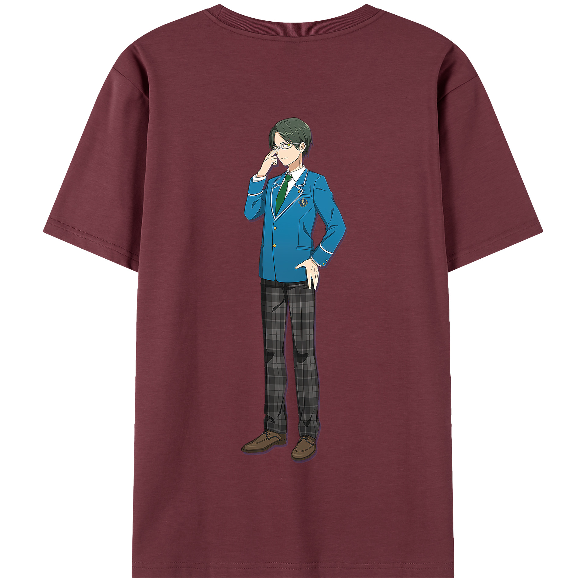 （画像用） あんさんぶるスターズ! Ensemble Stars 綿100％半袖Tシャツ（背面プリント）